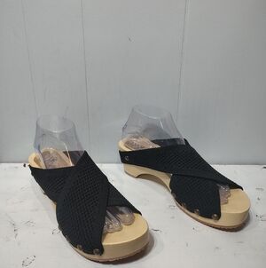 Jax & Bard‎ Libby Hill Black Leather Sandals Size 39 (8-8.5)